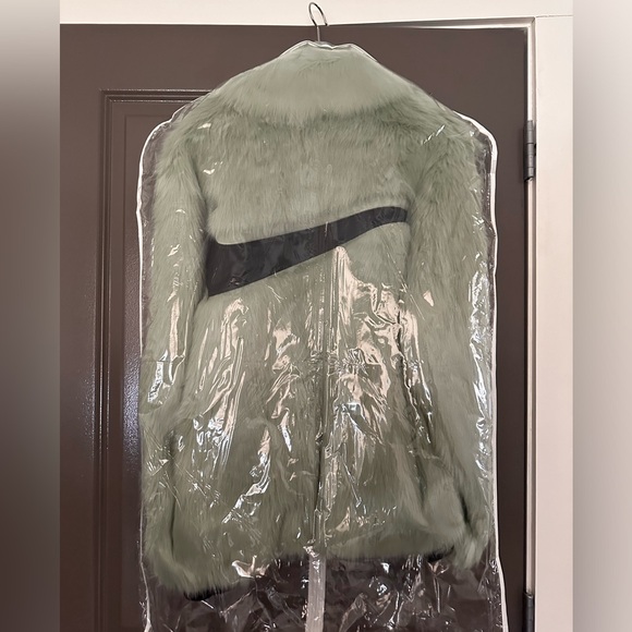 nike x ambush women's reversible faux fur coat